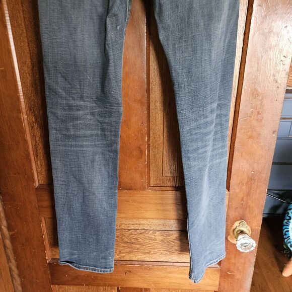 American Eagle Men’s Slim Straight AirFlex Jeans 30x34 Destroyed Denim - Picture 3 of 10